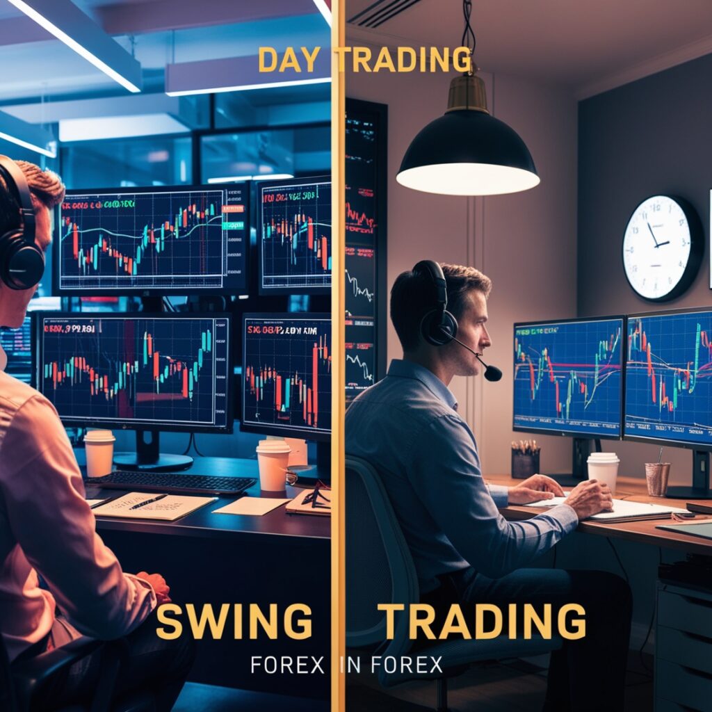 Day Trading vs Swing Trading in Forex
